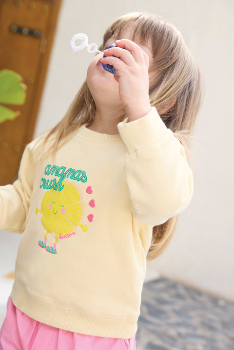 Sweatshirt - Smily Pineapple Vanilla - Image principale