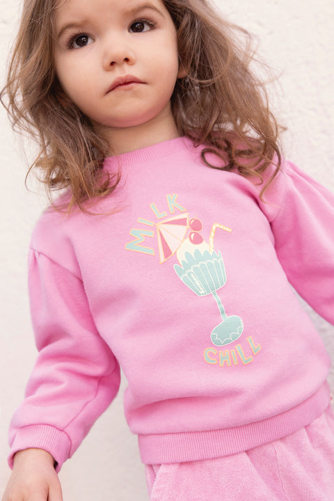 Sweat - Nolwen Chill Rose Fiesta - Image principale