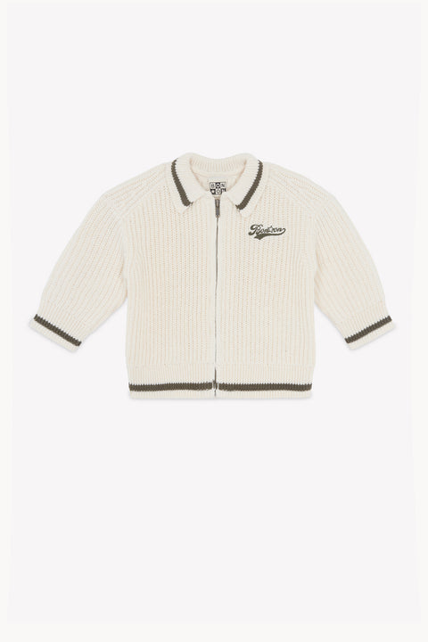 Cardigan - Nuggets Ecru  Bonton - Image principale