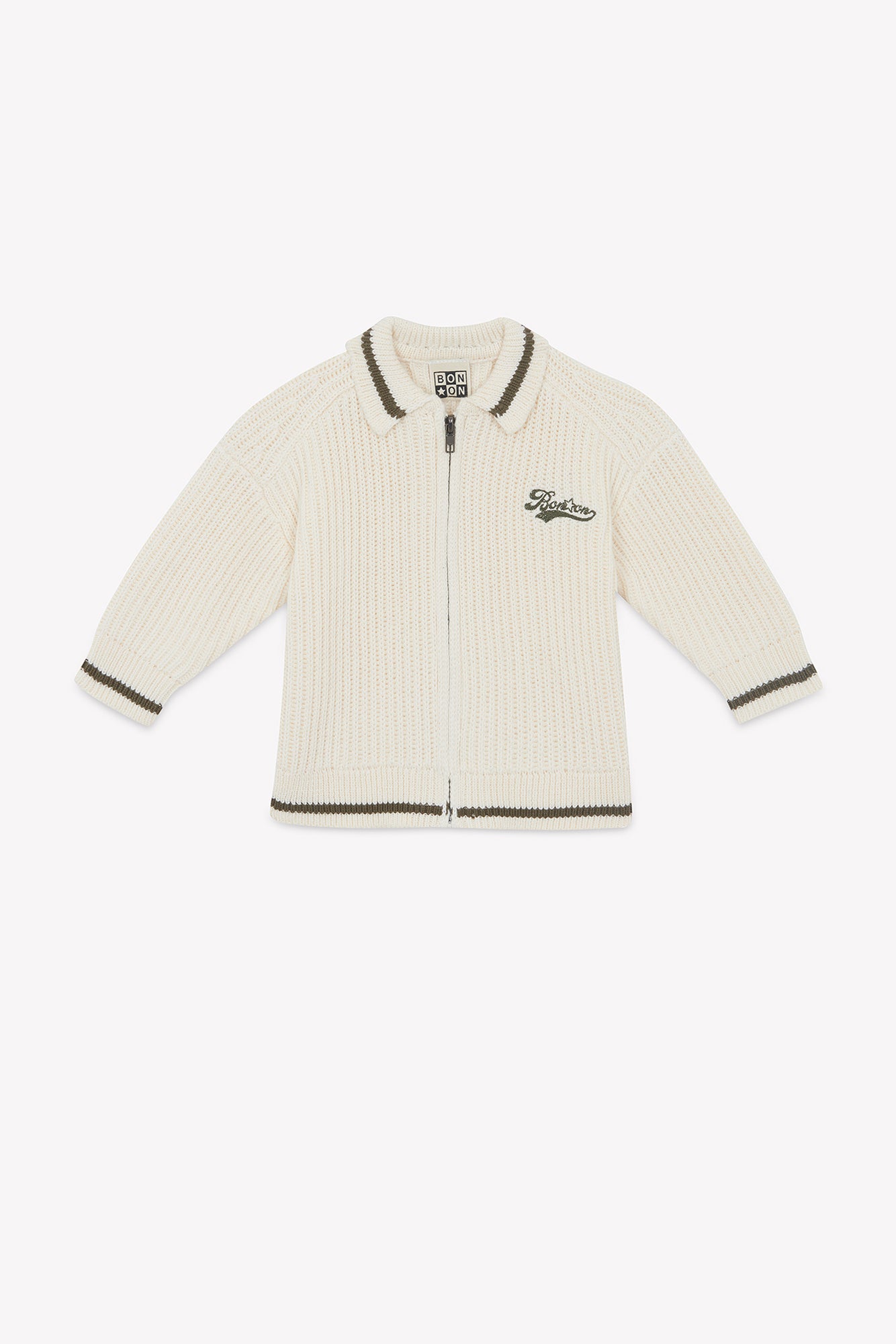 Cardigan - Nuggets Ecru Bonton