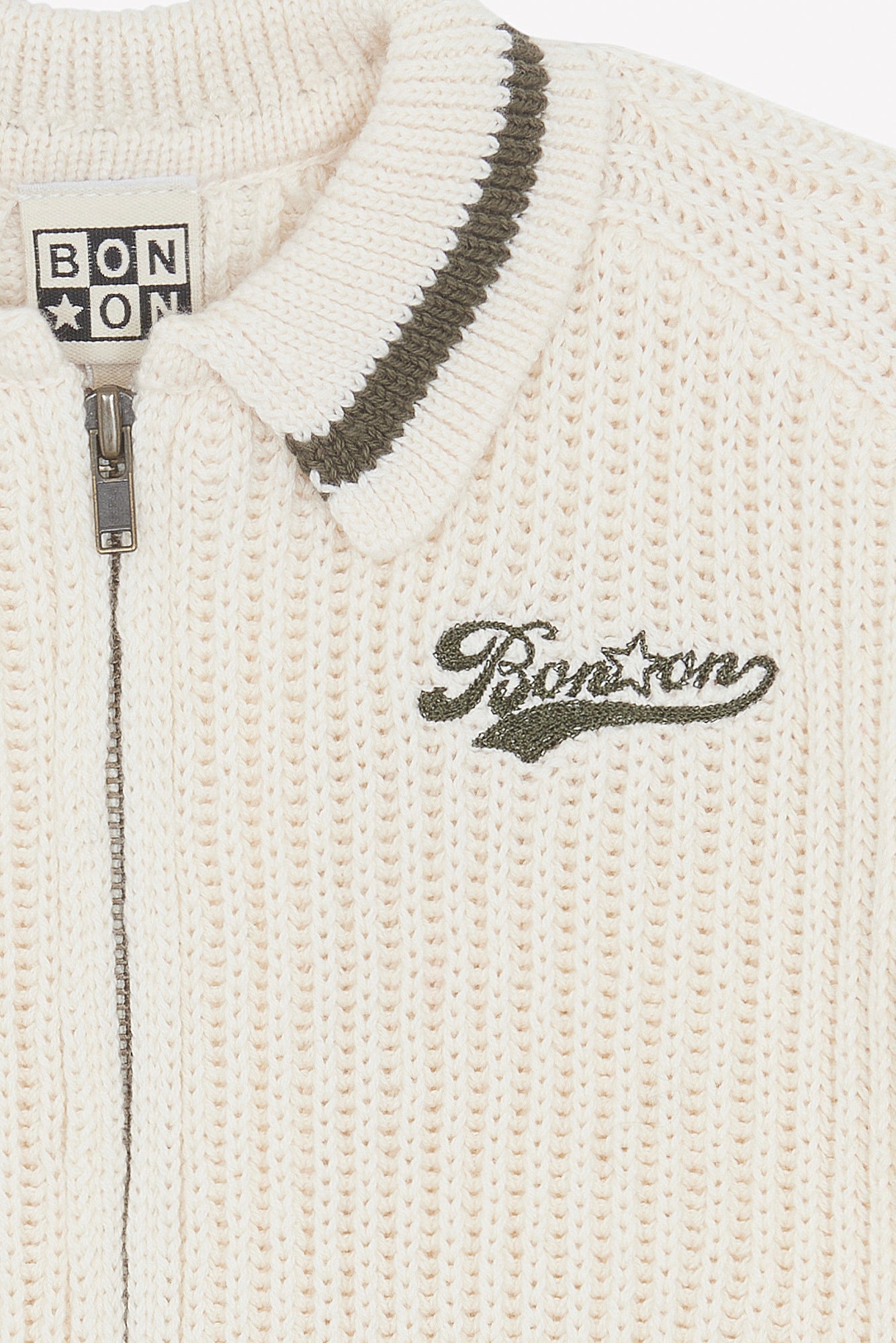 Cardigan - Nuggets Ecru Bonton