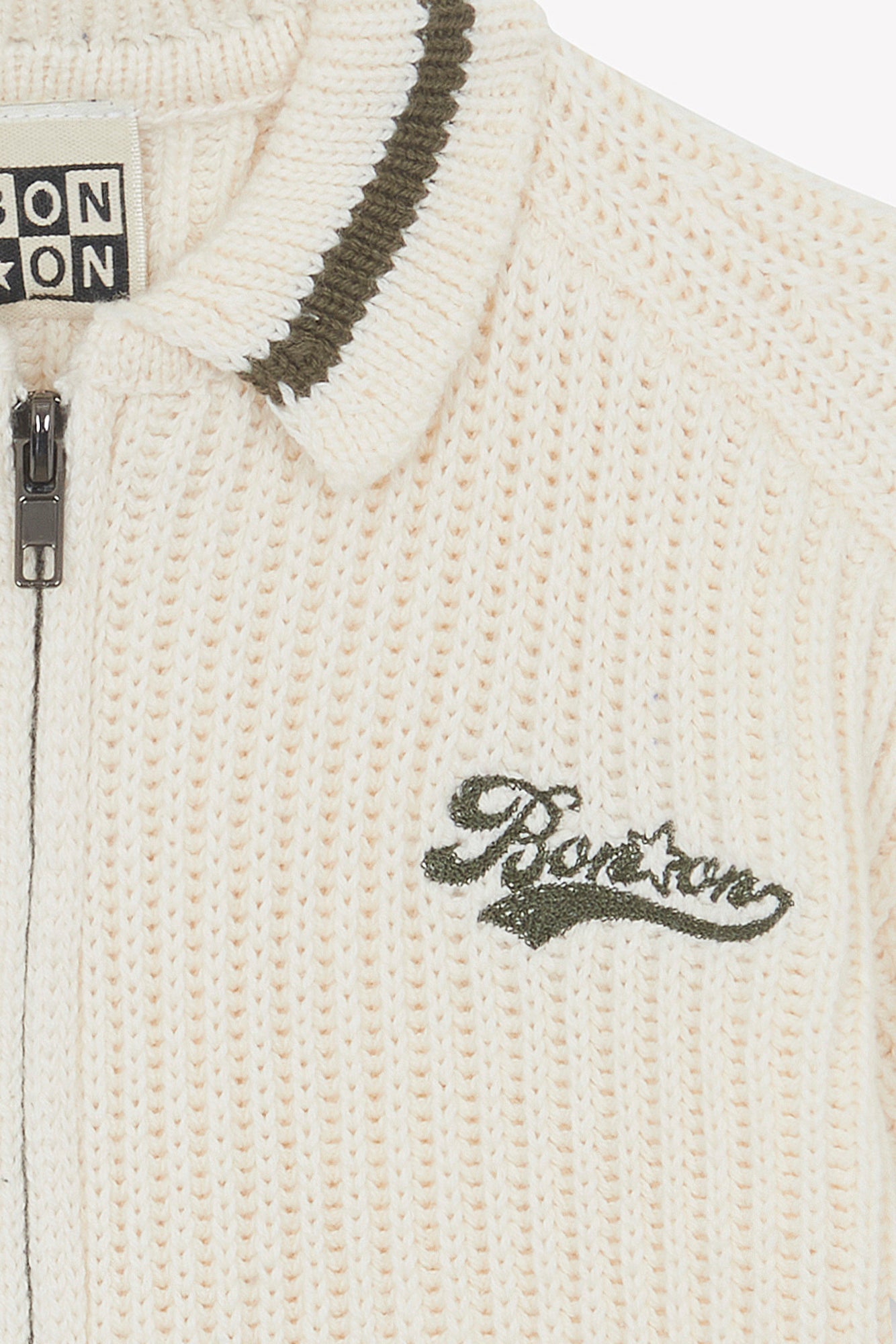 Cardigan - Nuggets Ecru Bonton