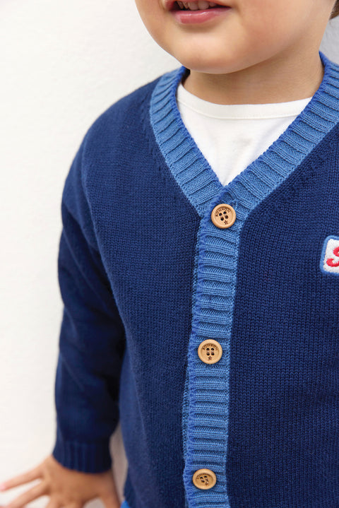 Cardigan - Lucas Indigo - Image principale