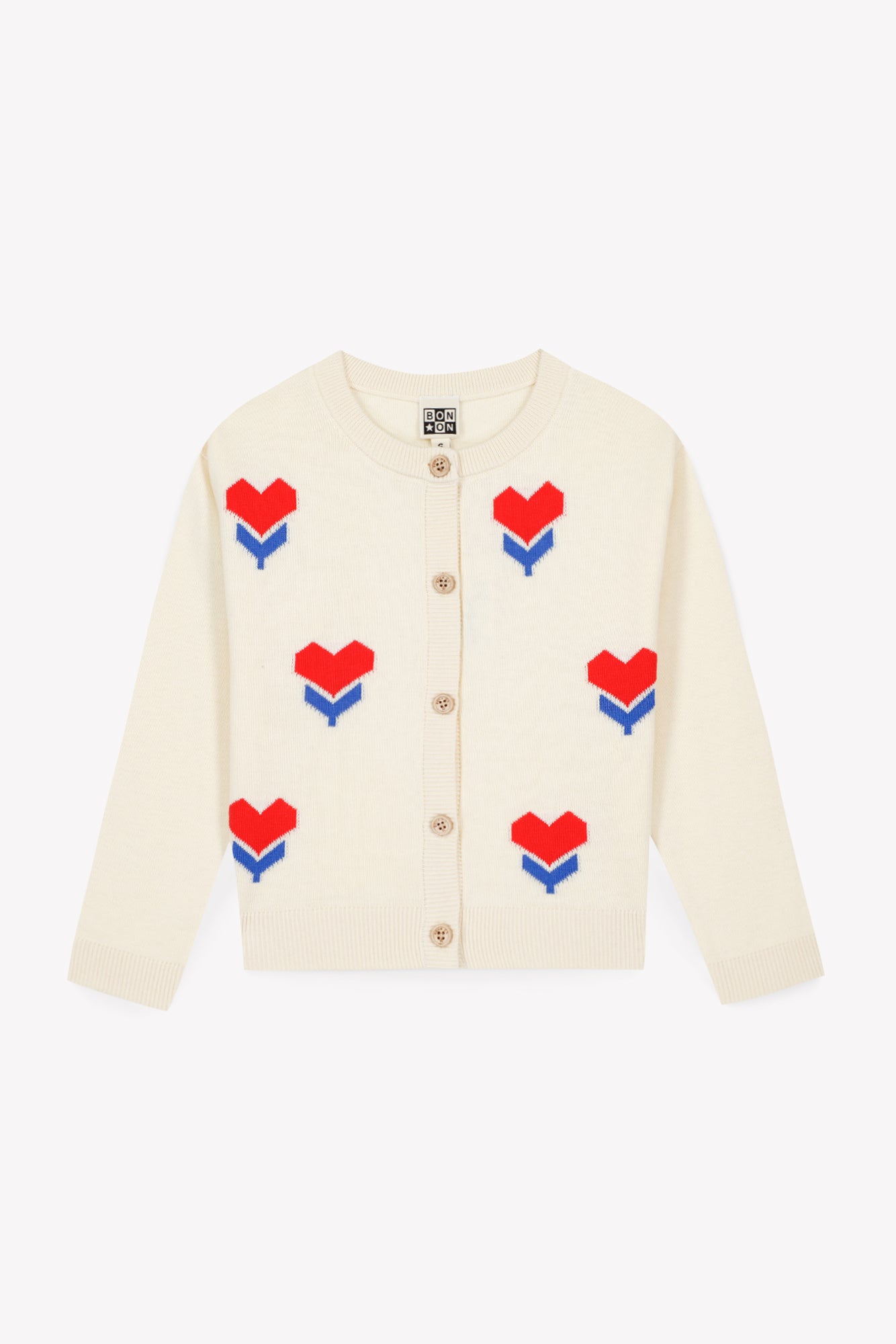 Cardigan - Nina Ecru Bonton