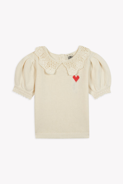T-shirt - Niko Ecru Bonton - Image principale