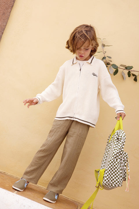 Trousers - Nils Kaki Cactus - Image principale