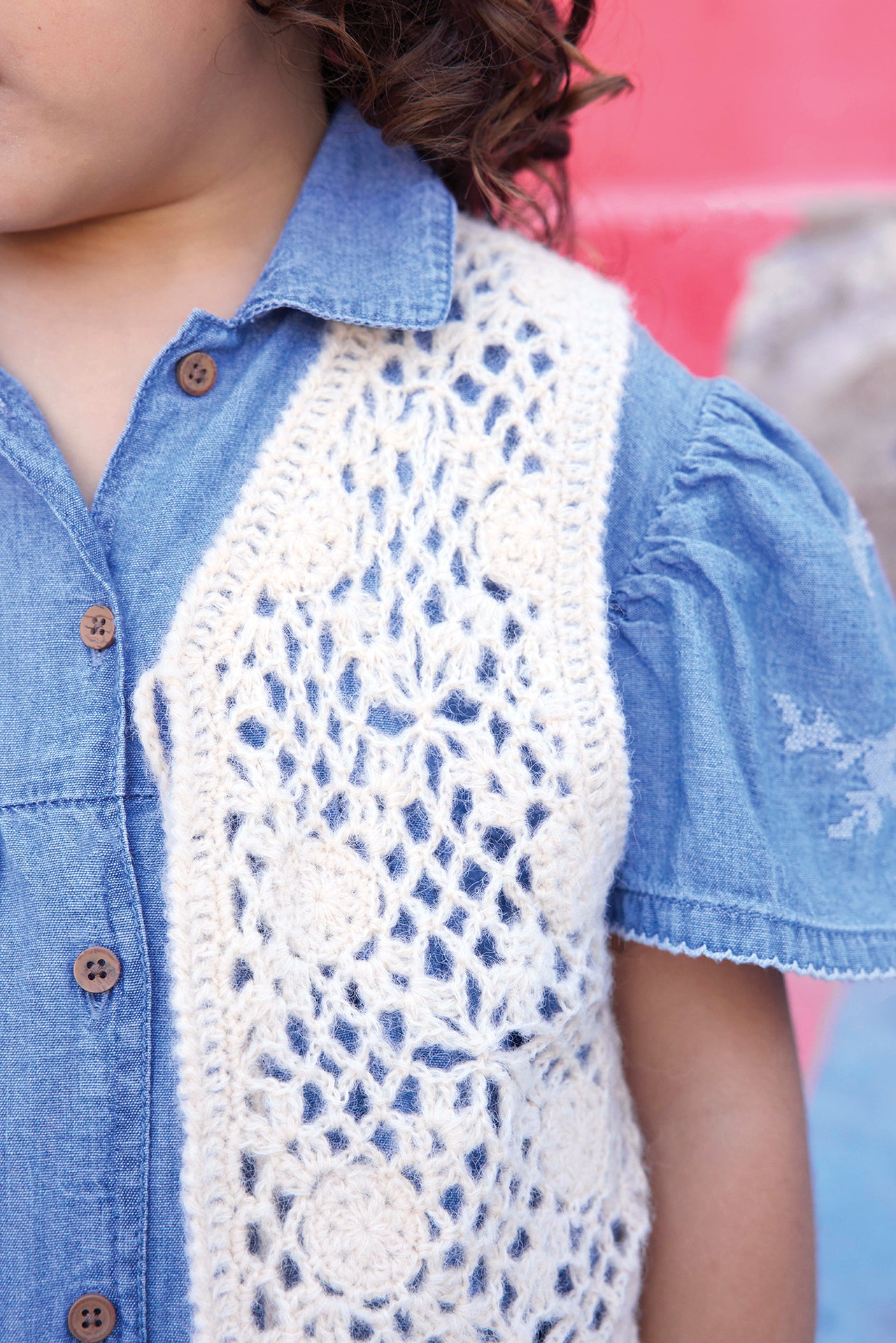 Gilet - Nicole Ecru Bonton