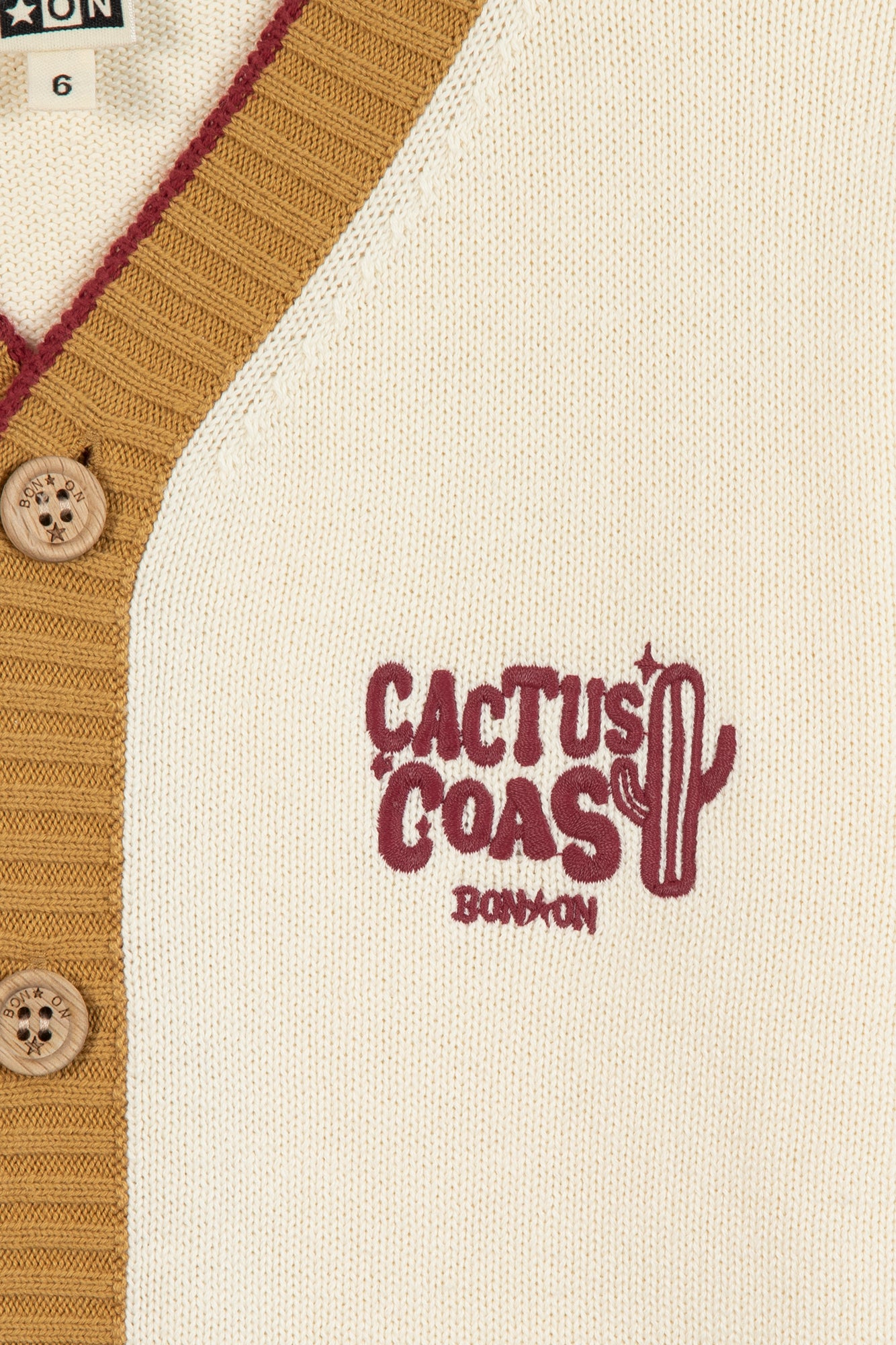 Cardigan - Lucas Ecru Bonton