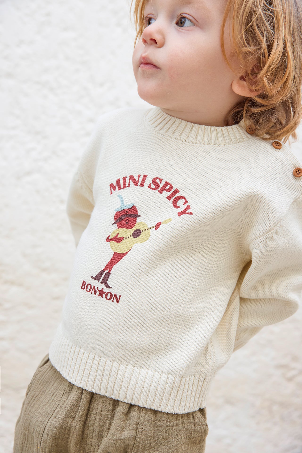 Sweater - Misty Ecru  Bonton
