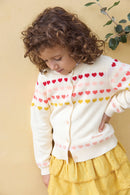 Cardigan - Laligne Ecru Bonton