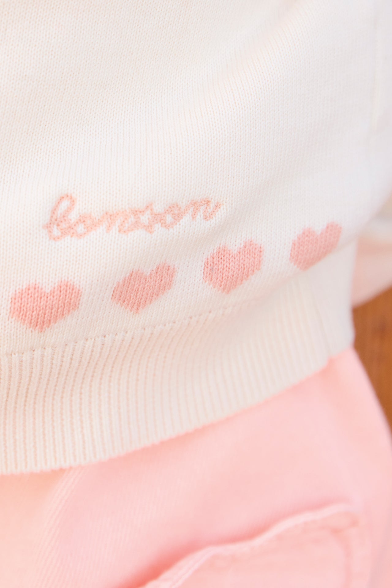 Cardigan - Laligne Ecru Bonton