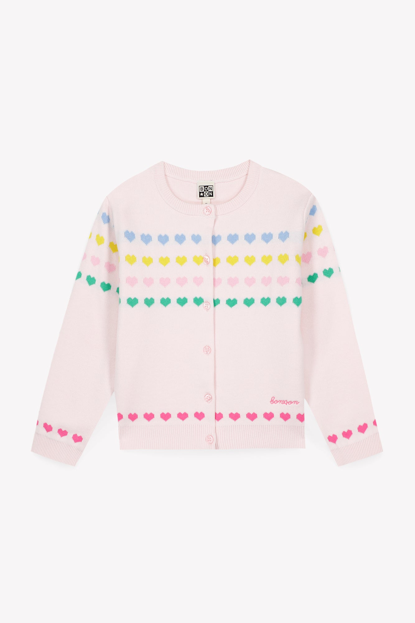 Cardigan - Laligne Rose Douceur