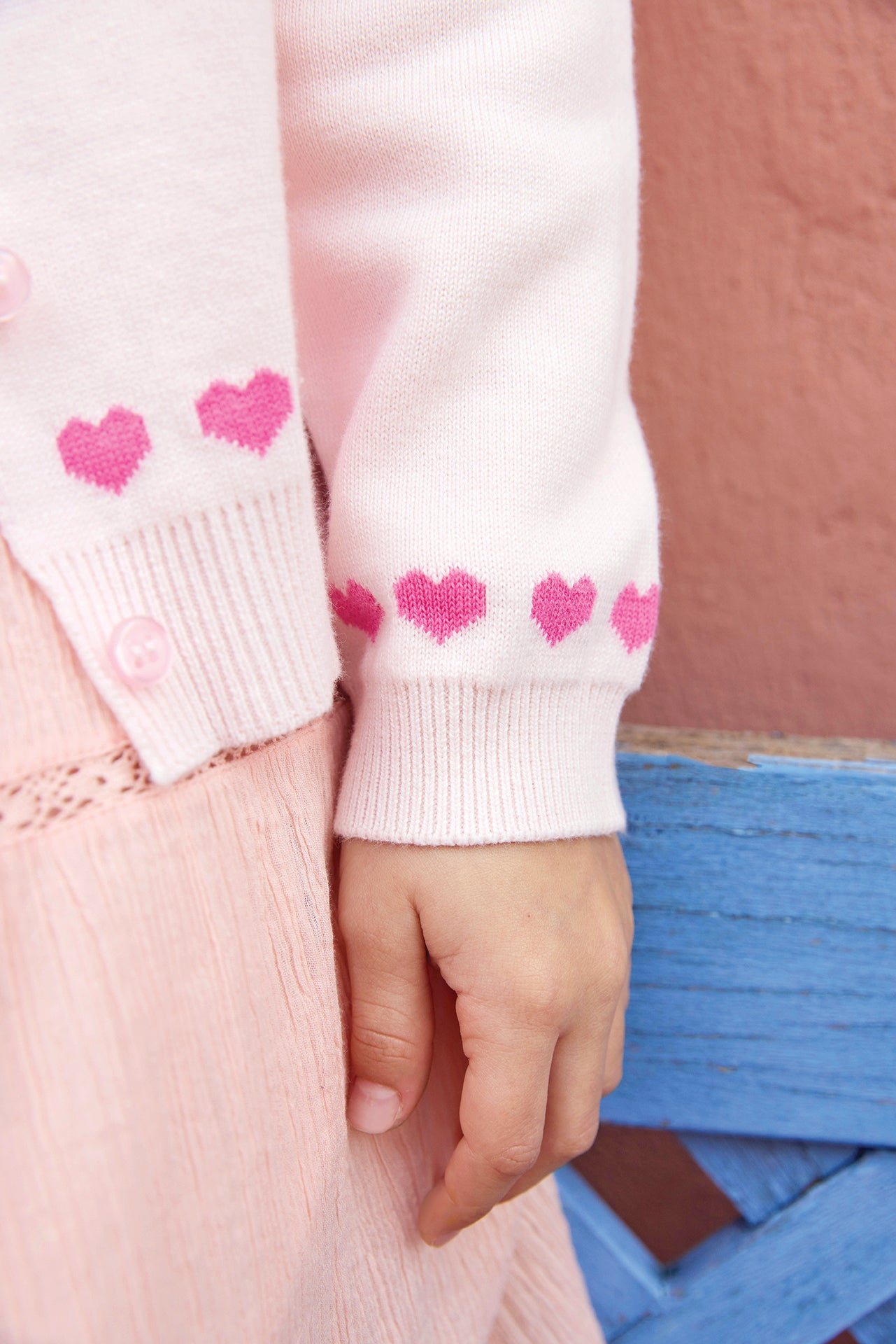 Cardigan - Laligne Rose Douceur