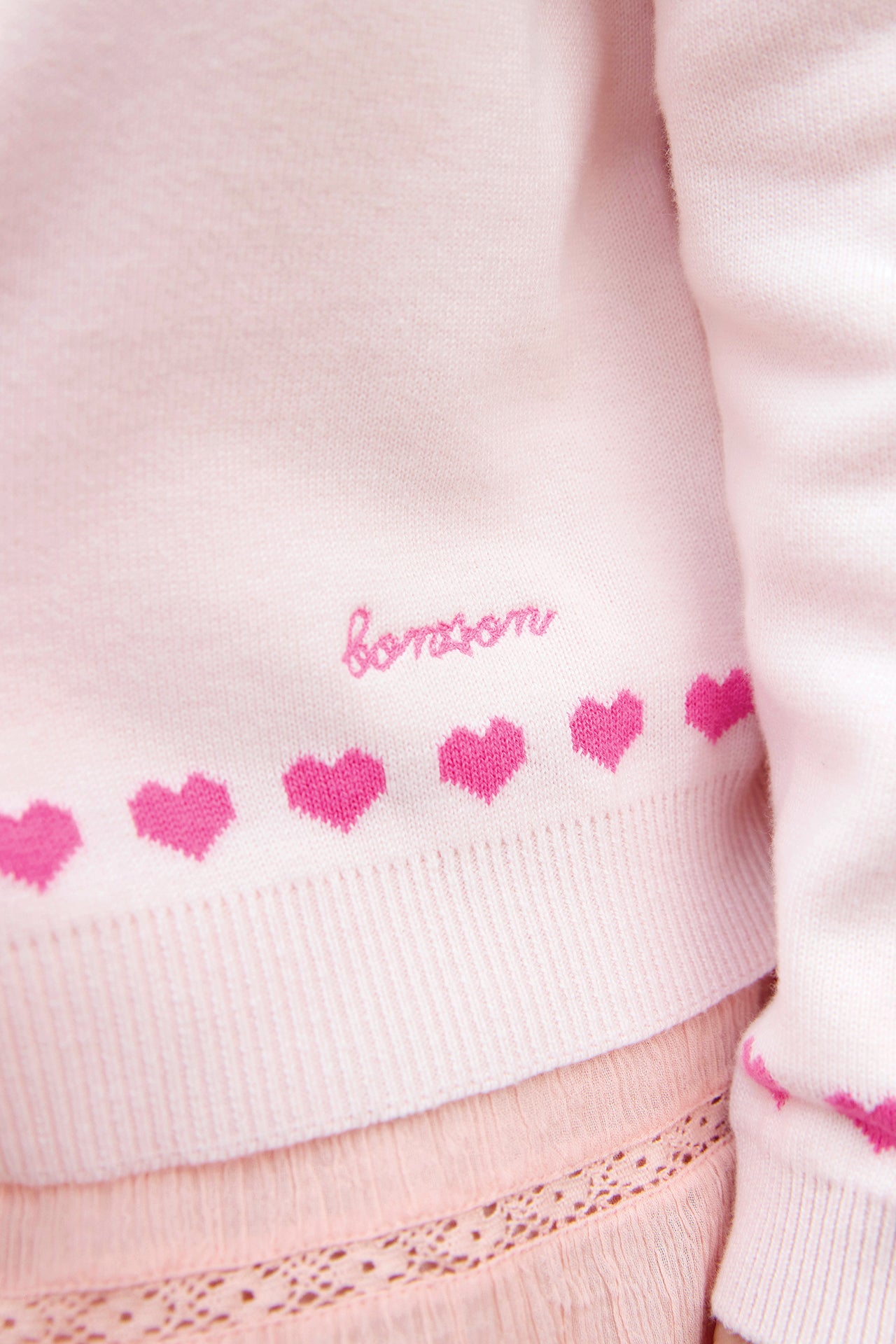 Cardigan - Laligne Rose Douceur