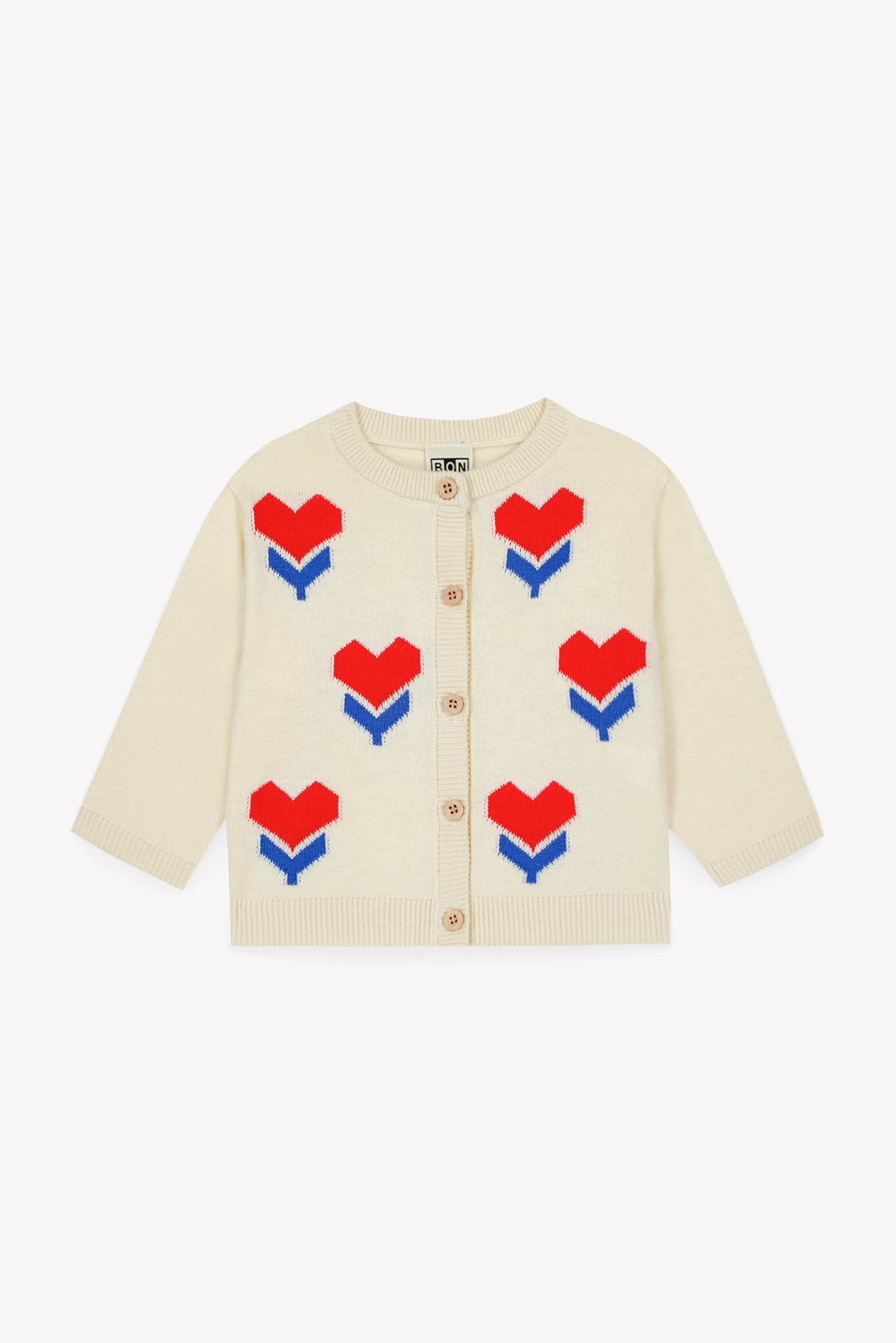 Cardigan - Nina Ecru Bonton