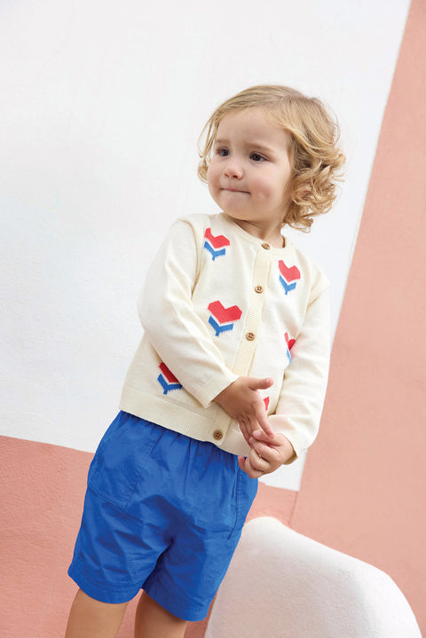 Cardigan - Nina Ecru  Bonton - Image principale