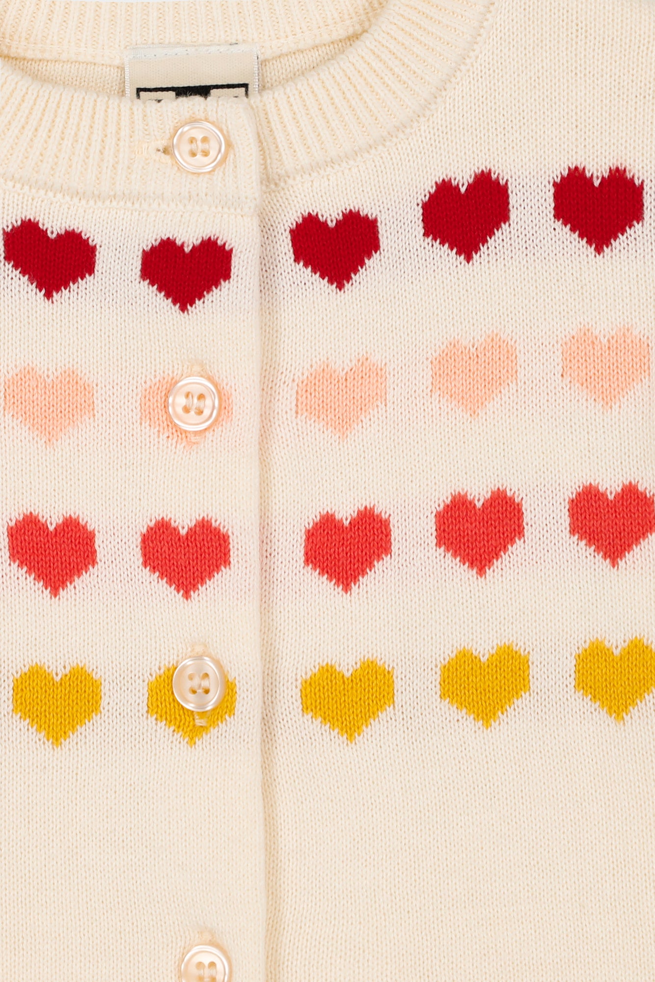 Cardigan - Laligne Ecru Bonton