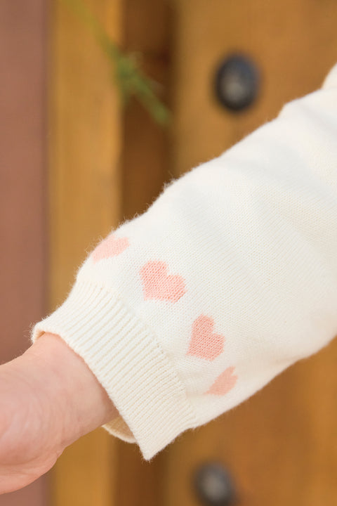 Cardigan - Laligne Ecru Bonton - Image principale