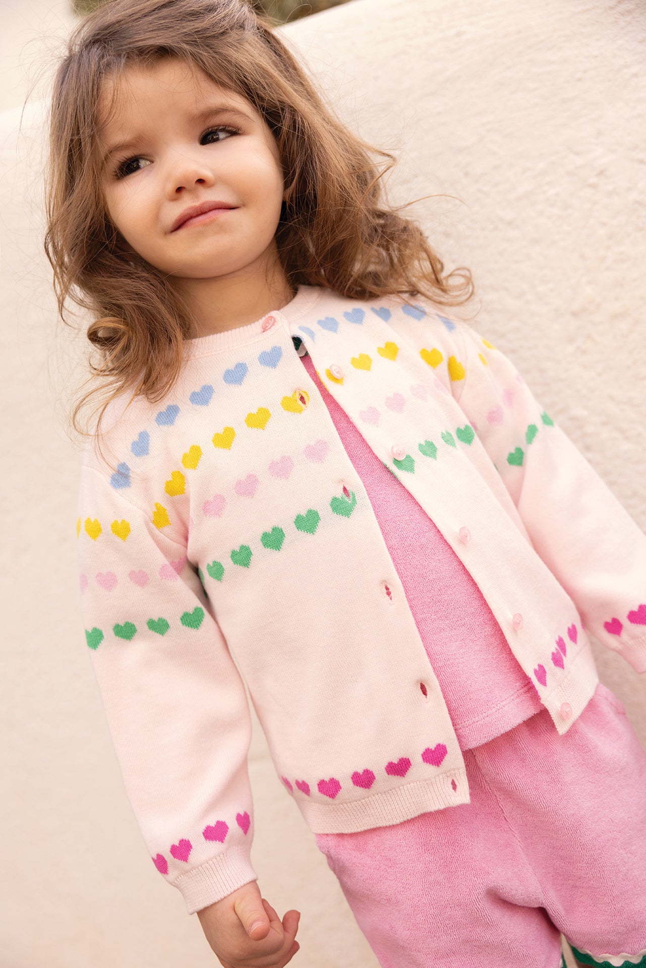 Cardigan - Laligne Rose Douceur