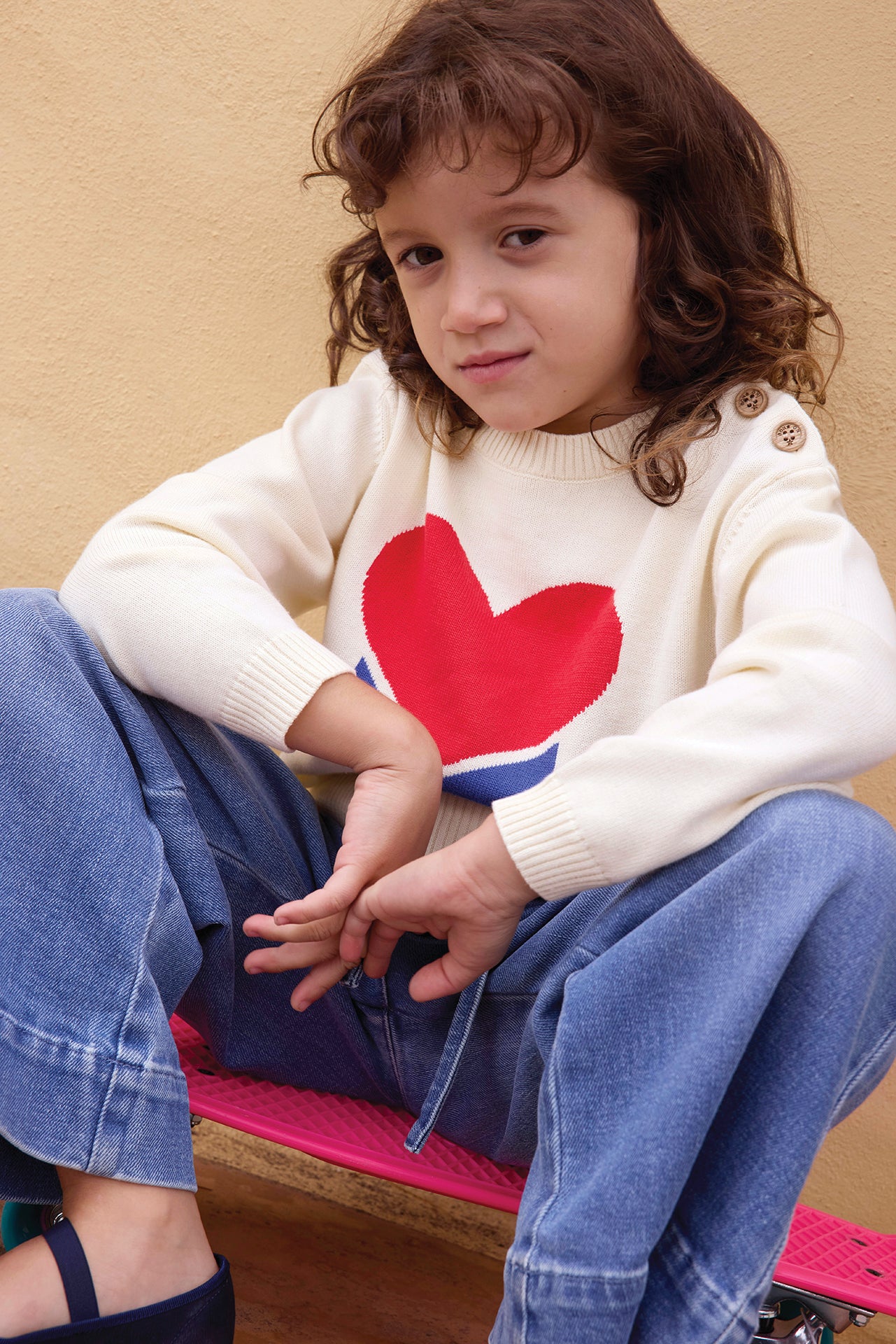 Pull - Misty Flow Ecru Bonton