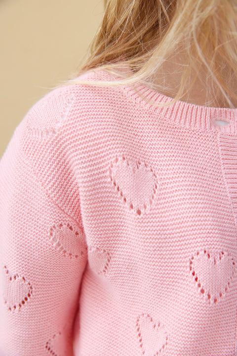 Cardigan - Lilou Rose Sunset - Image principale