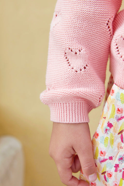 Cardigan - Lilou Rose Sunset - Image principale