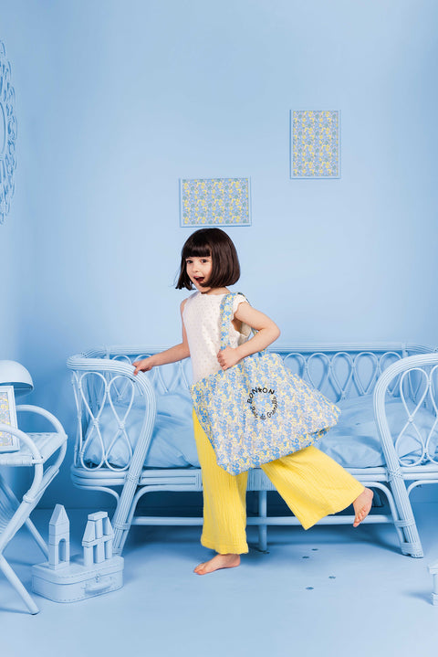 Tote bag - Beth Fleur Vintage Blue - Image principale