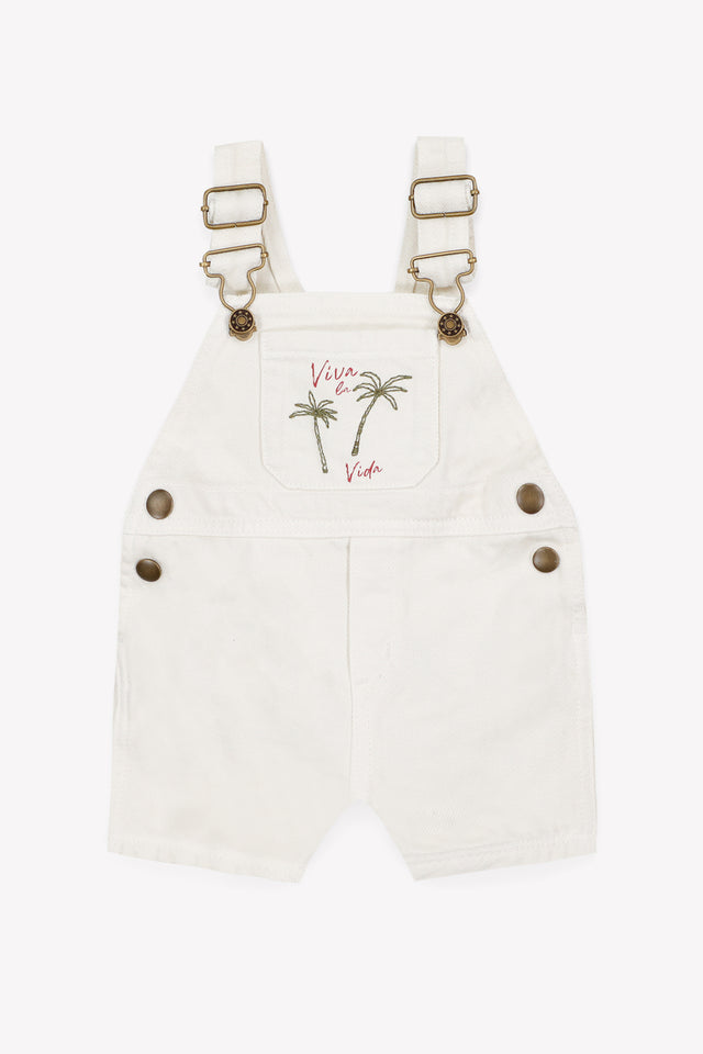 Salopette Courte - Lazslo Ecru Bonton - Image principale