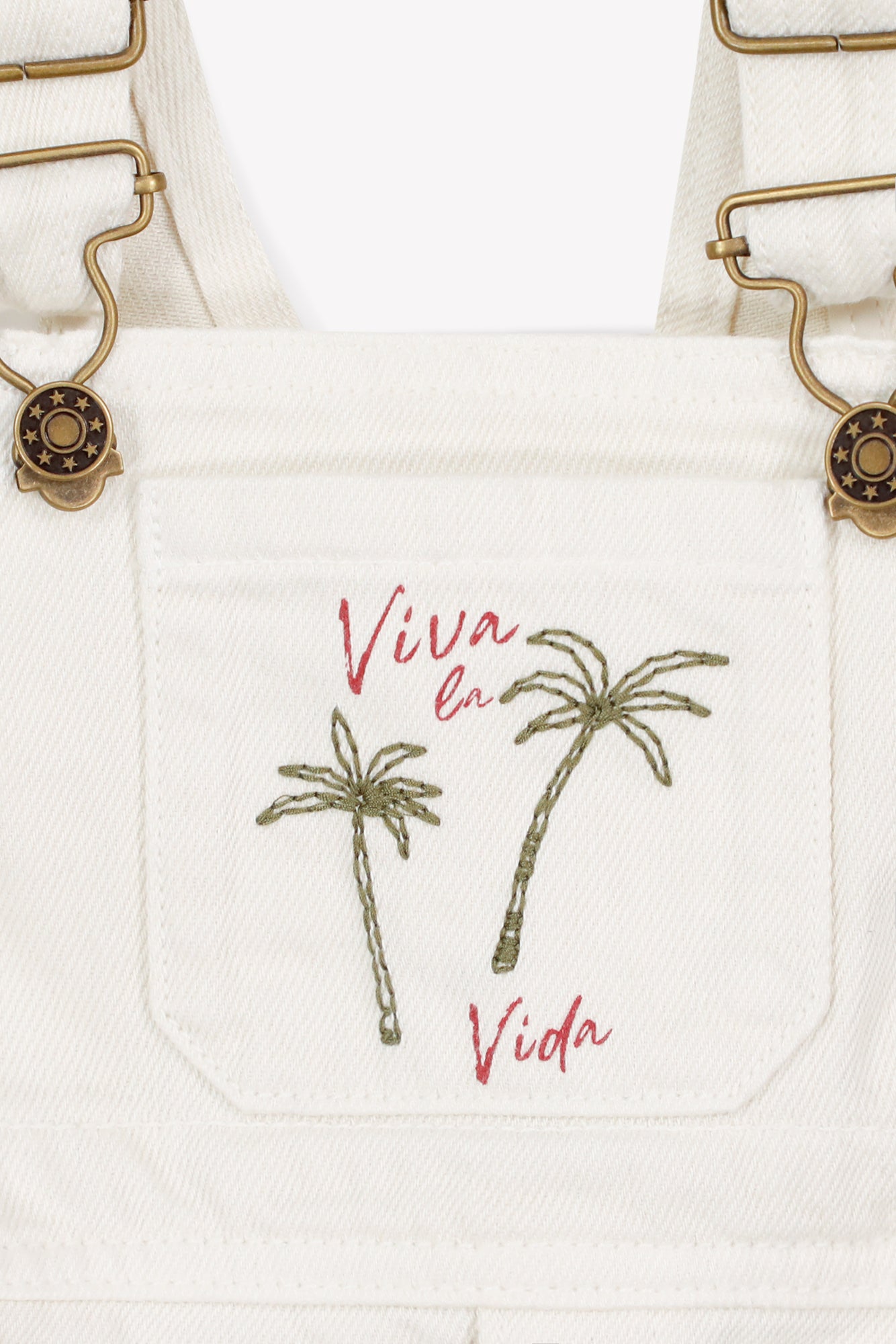 Salopette Courte - Lazslo Ecru Bonton