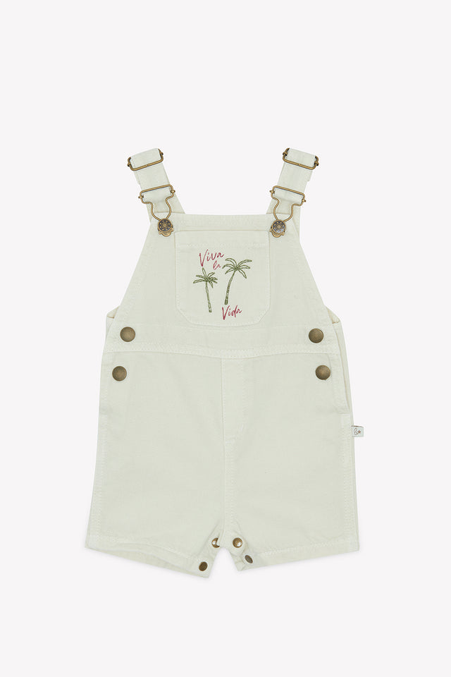 Salopette Courte - Lazslo Ecru Bonton - Image principale