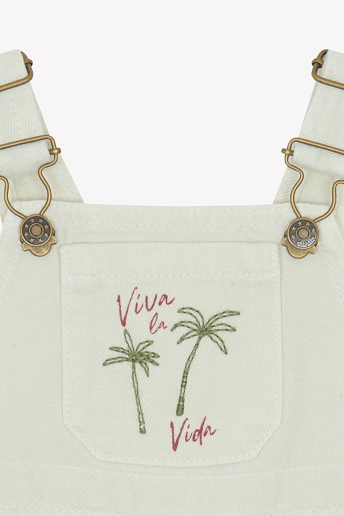 Salopette Courte - Lazslo Ecru Bonton