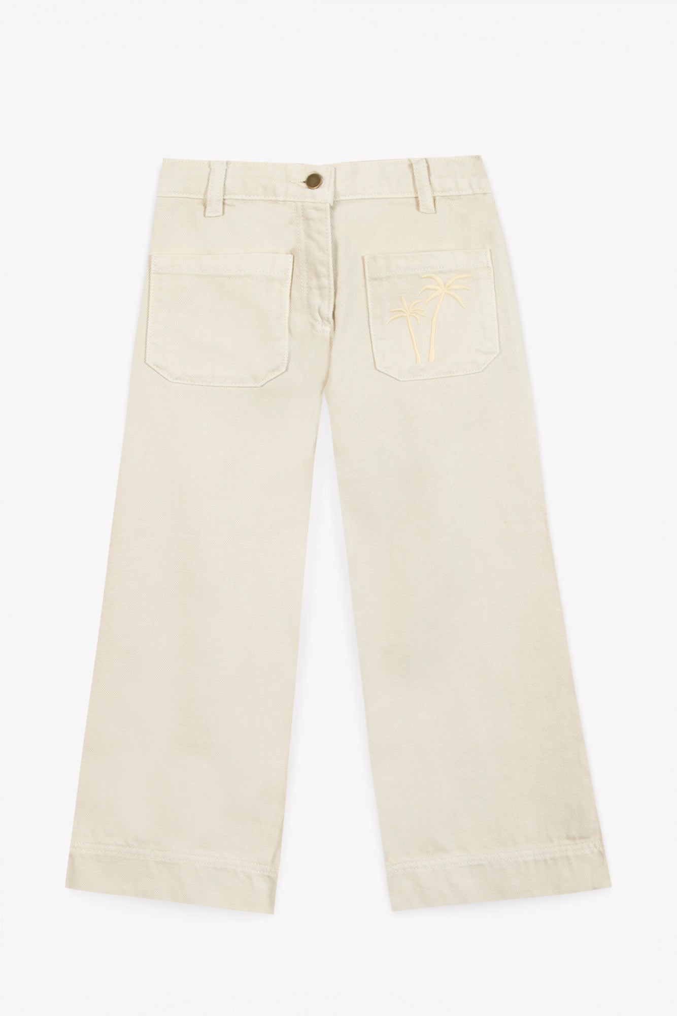 Pantalon - Lakiko Ecru Bonton