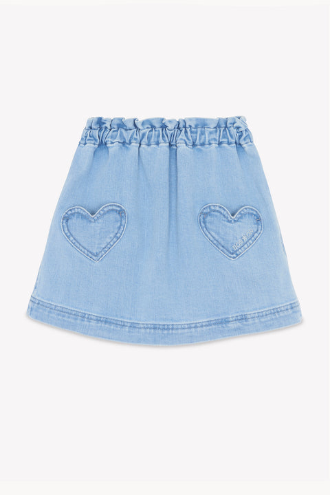 Jupe - Douchka Denim Blanchi - Image principale