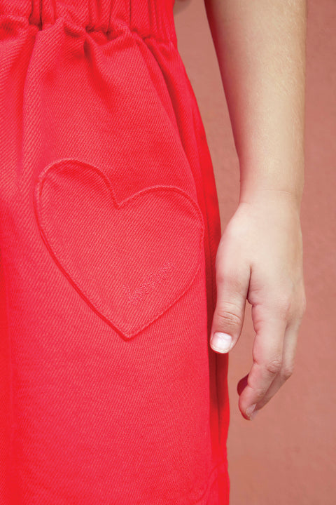 Skirt - Dushka Red Catch Up - Image principale