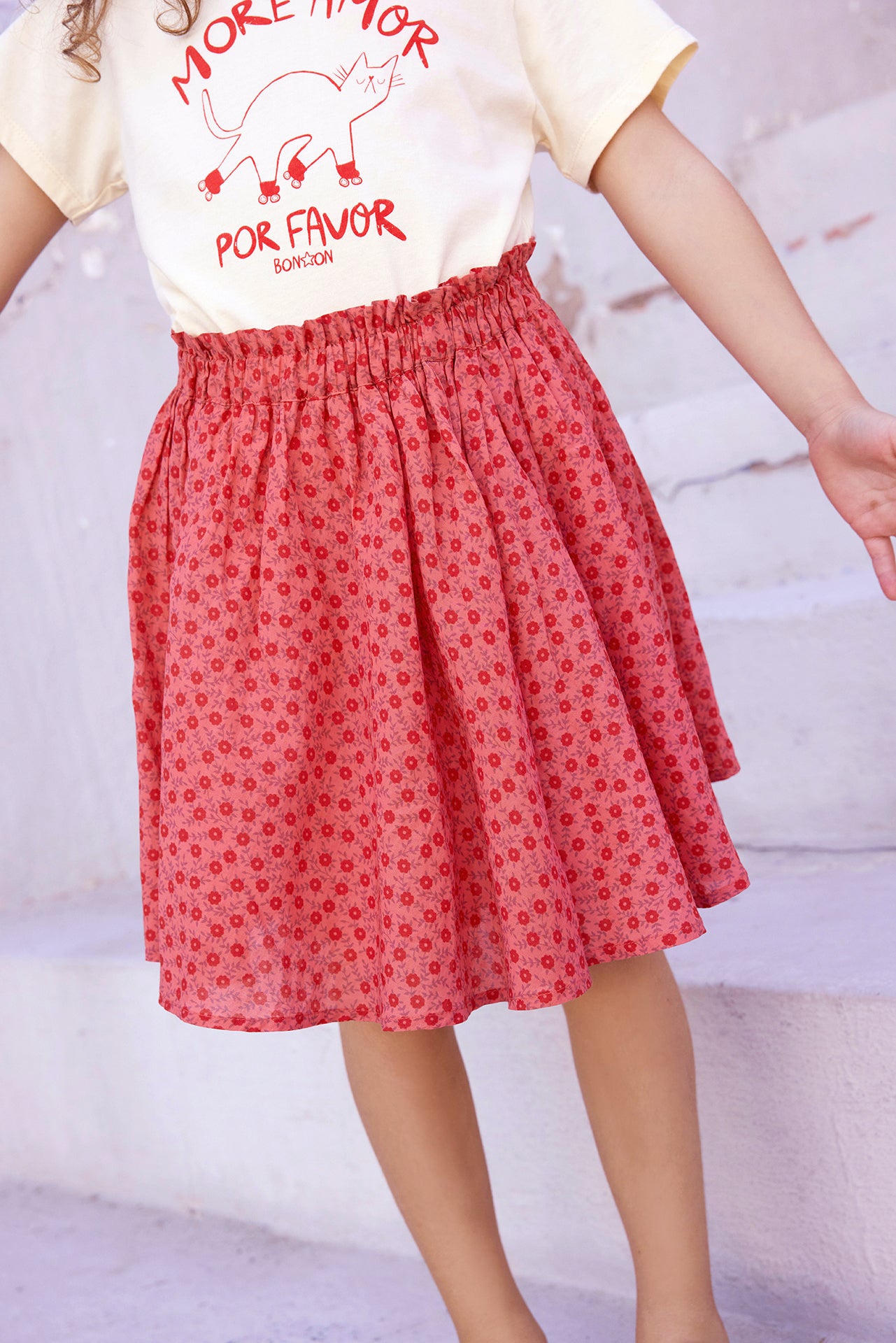 Jupe - Pétale Foulfleur Rouge