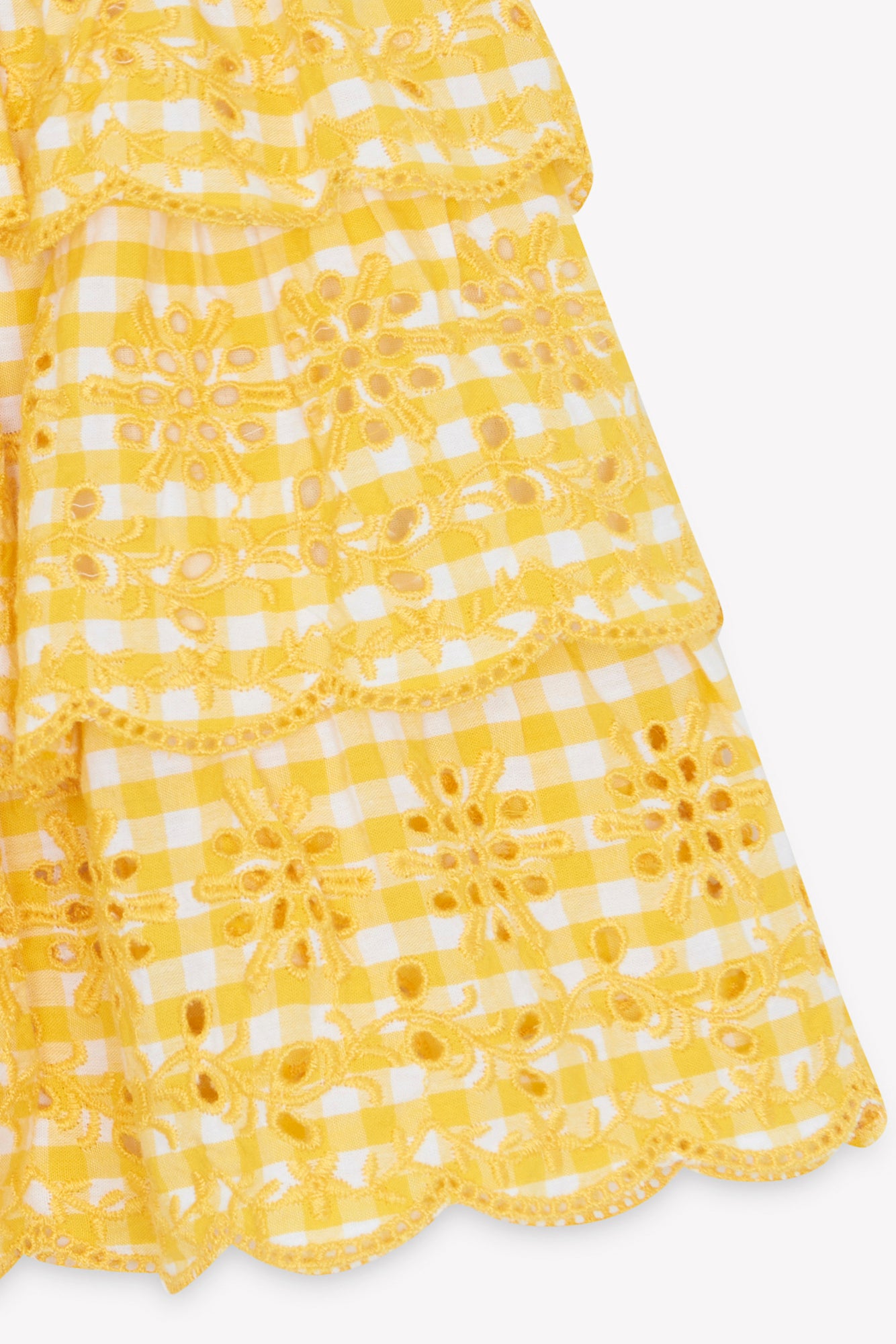 Skirt - Nali Two-tone gingham Loulou x Bonton