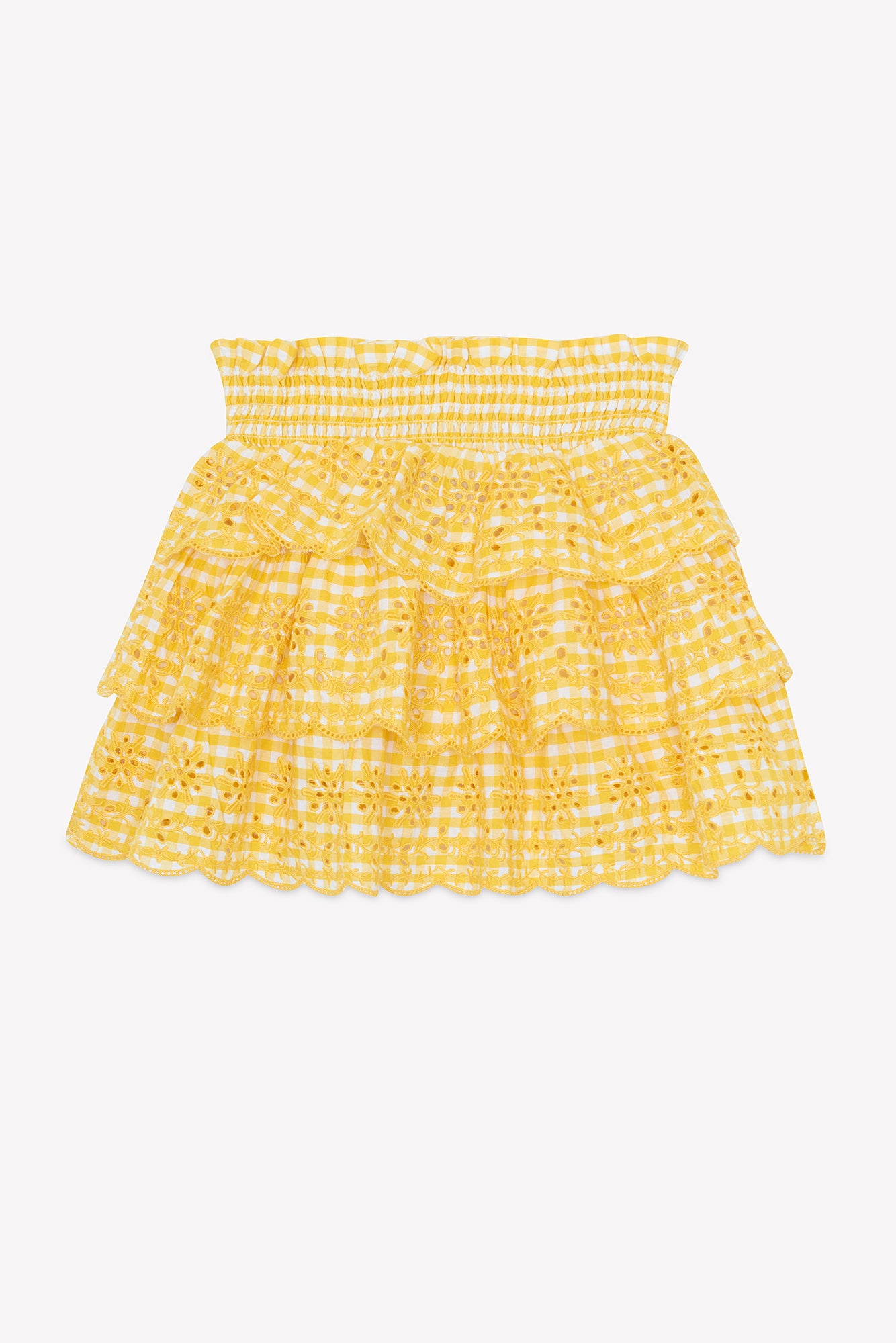 Skirt - Nali Two-tone gingham Loulou x Bonton