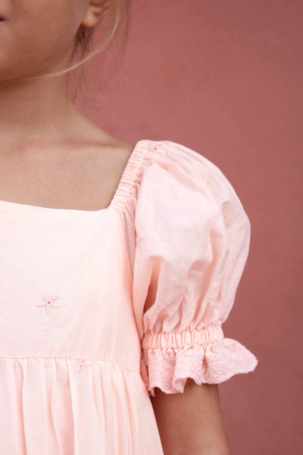 Robe - Georgette Rose Sunset