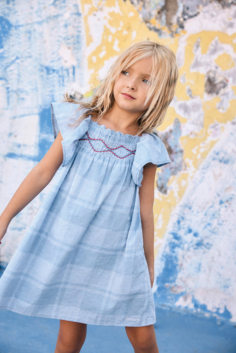 Dress - Natasha Check Chambray - Image principale