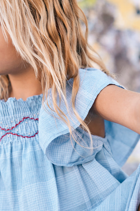 Robe - Natasha Carreaux Chambray - Image principale