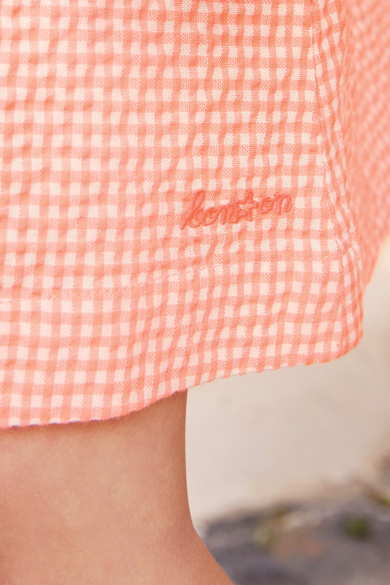 Dress - Nadine Check Fluo