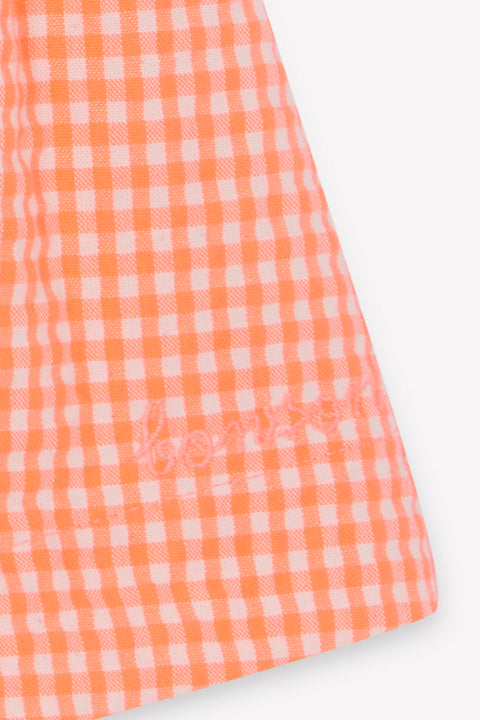 Dress - Nadine Check Fluo - Image principale