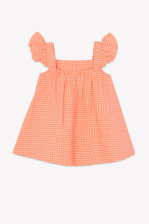 Dress - Nadine Check Fluo - Image principale