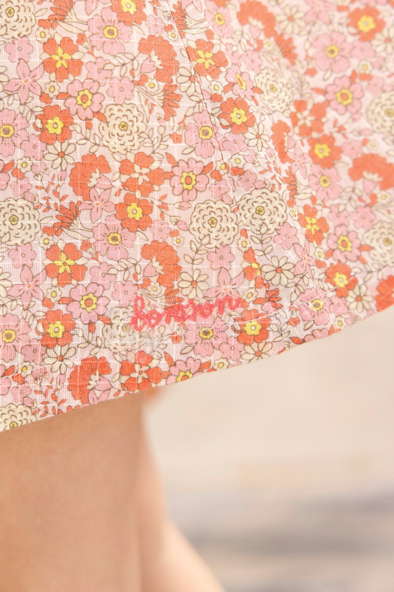 Robe - Noisette Fleur Vintage Rose