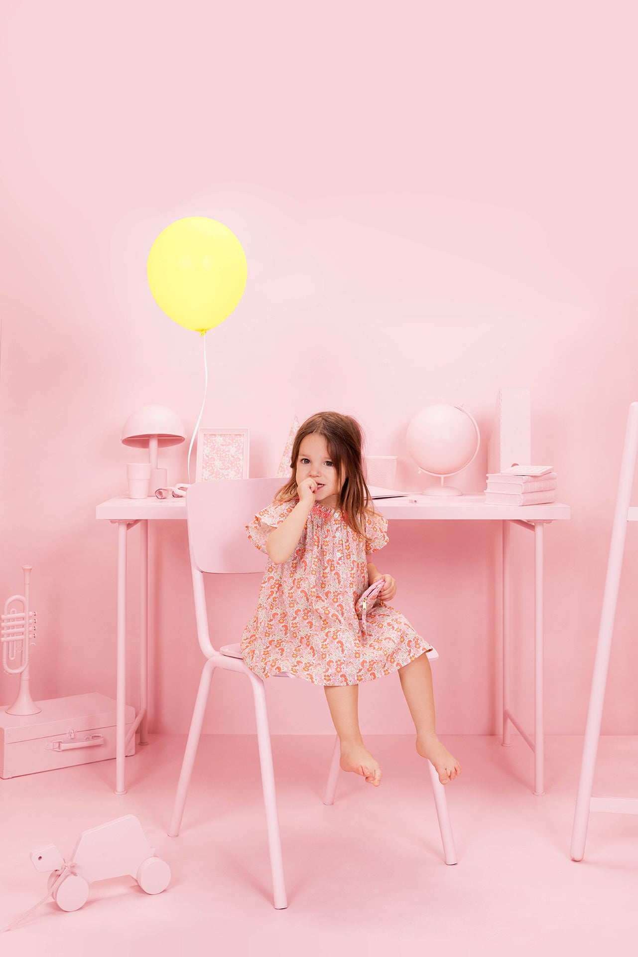 Robe - Noisette Fleur Vintage Rose