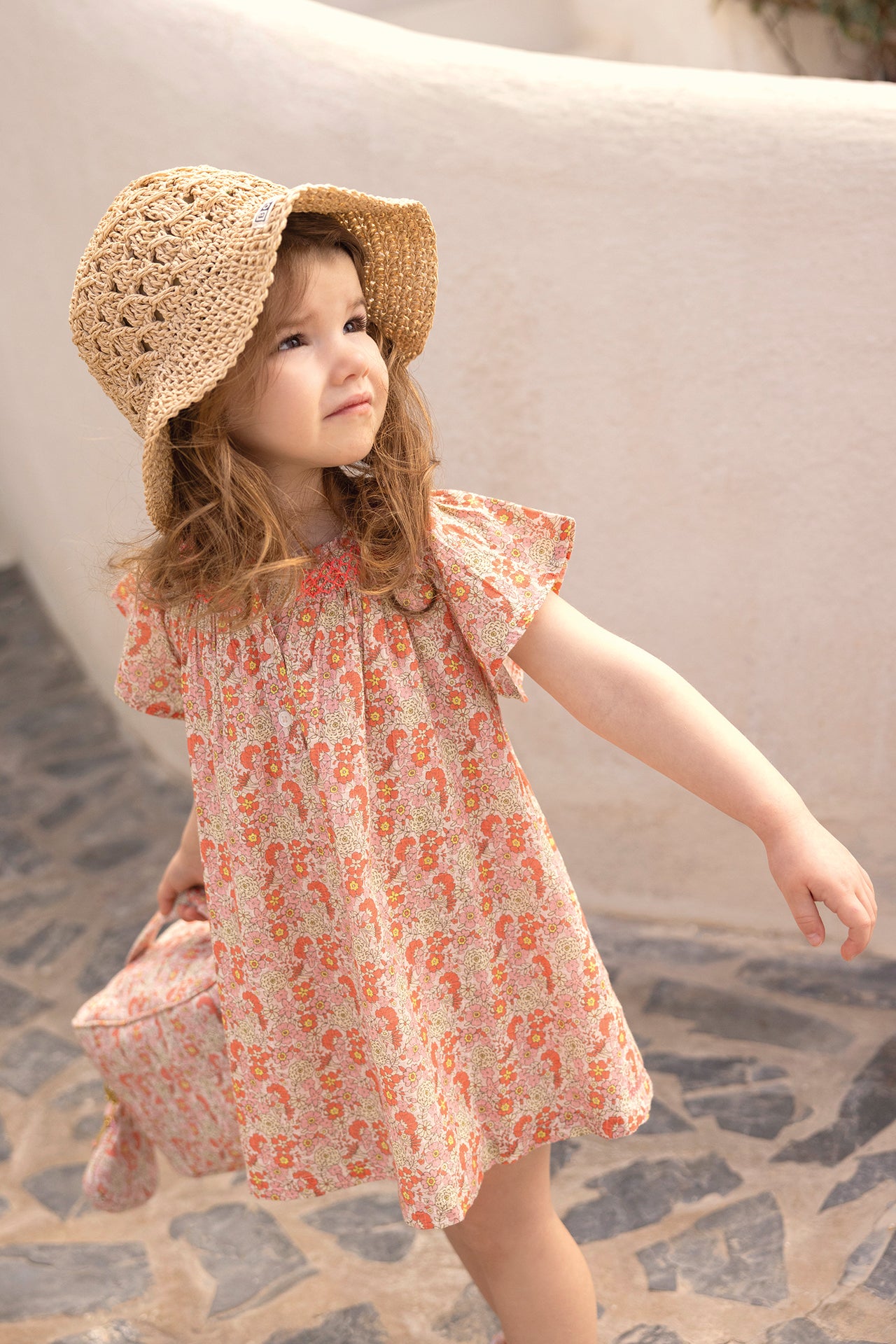Robe - Noisette Fleur Vintage Rose