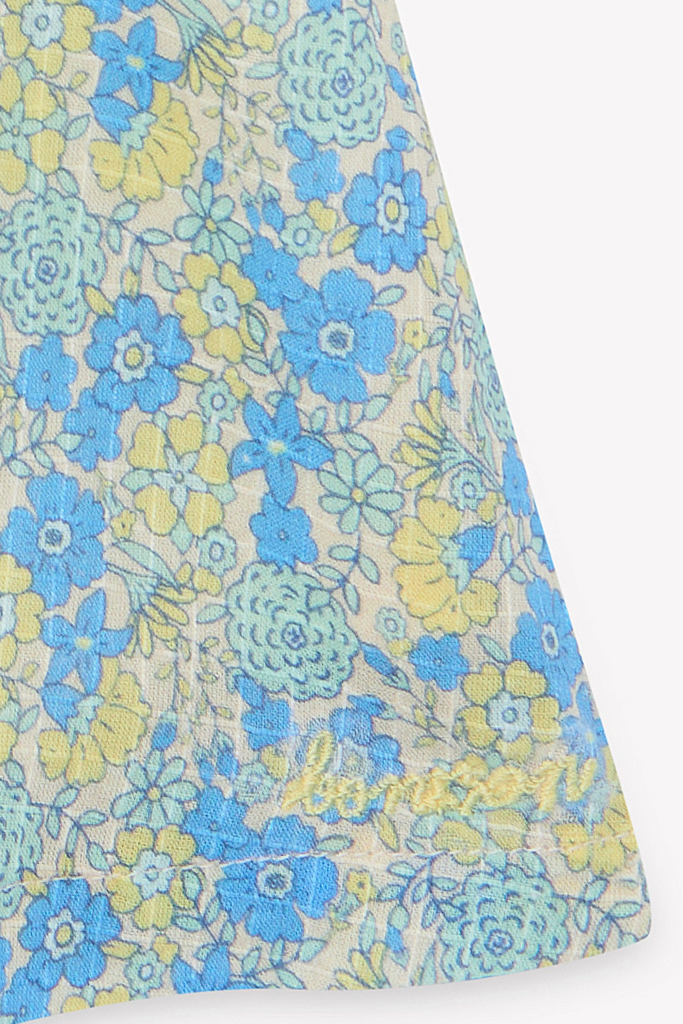 Robe - Noisette Fleur Vintage Bleu