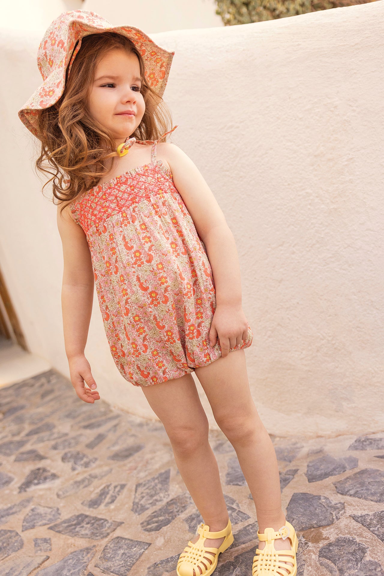 Jumpsuit - Calina Flower Vintage Pink