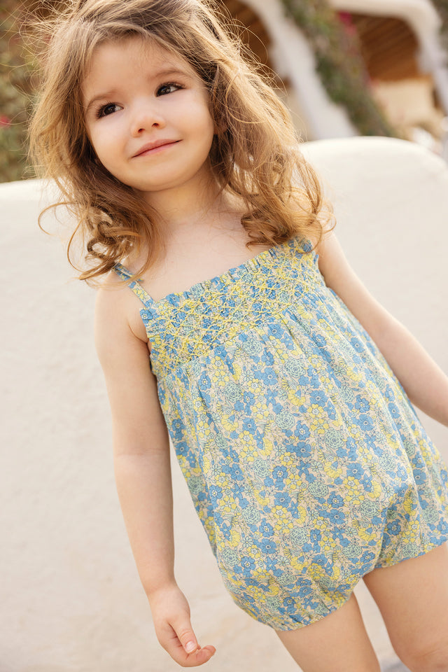 Combinaison - Calina Fleur Vintage Bleu - Image principale