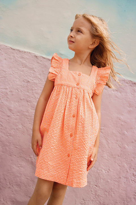 Dress - Nonna Neon Check - Image principale